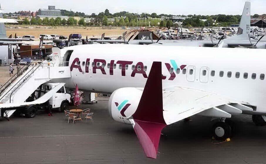 un volo air italy (archivio l unione sarda)