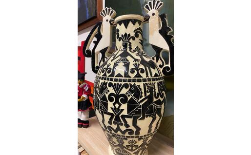Una ceramica di Federico Melis (foto Raggio)