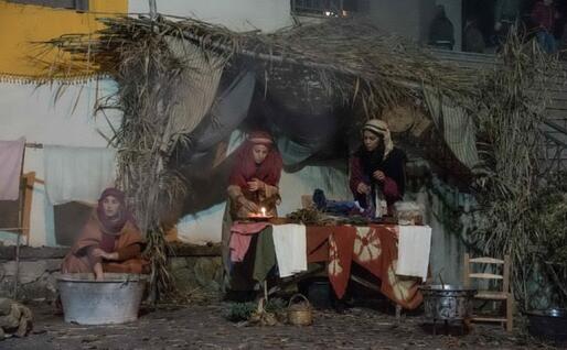 L'edizione dello scorso anno del presepe vivente