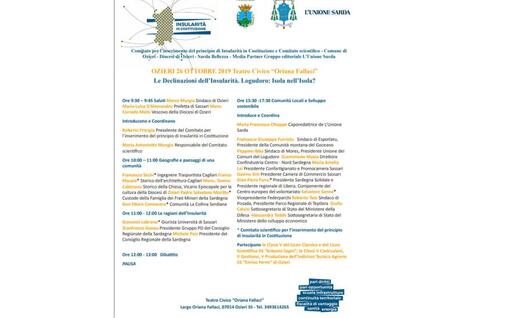 La locandina dell'evento