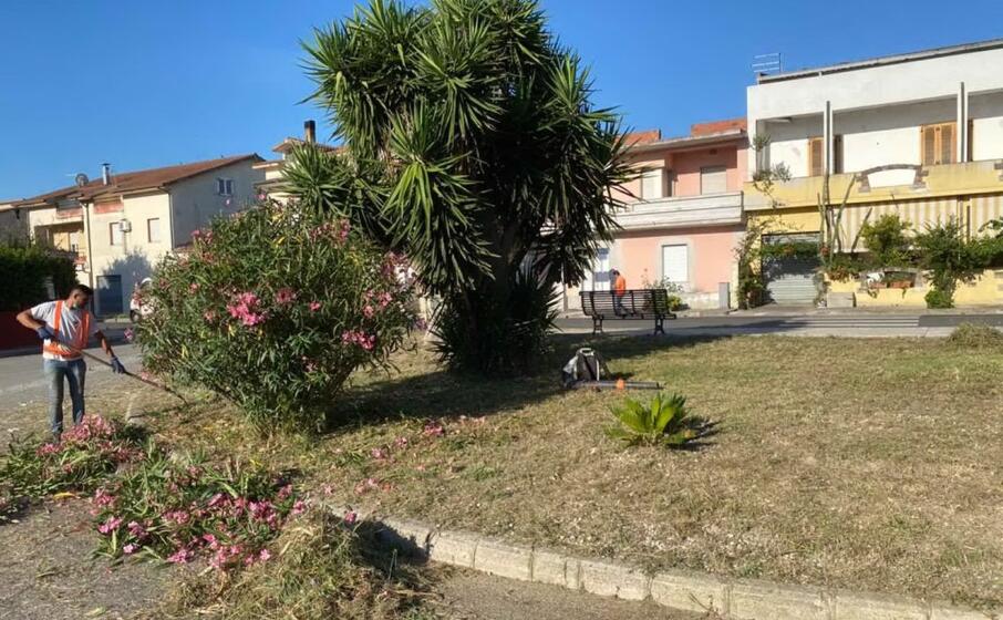 pulizia dell abitato (foto sirigu)