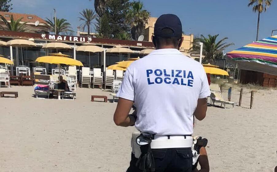 (foto polizia municipale di cagliari)