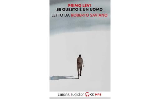 La copertina del libro di Levi letto da Roberto Saviano