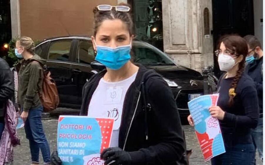 la protesta (foto ufficio stampa)