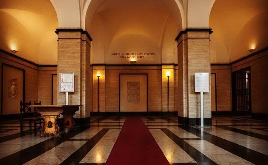 l atrio dell universit di sassari (archivio l unione sarda)