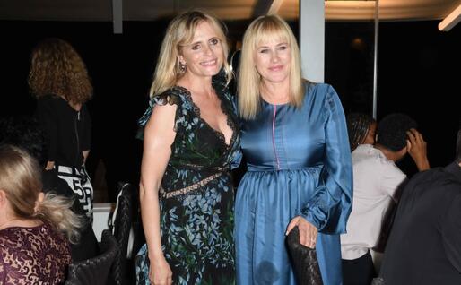 Isabella Ferrari e Patricia Arquette (foto concessa da Tiziana Rocca Comunicazione)