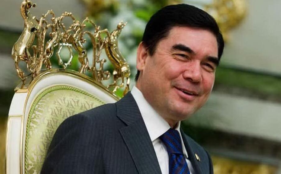 il dittatore del turkmenistan (ansa)