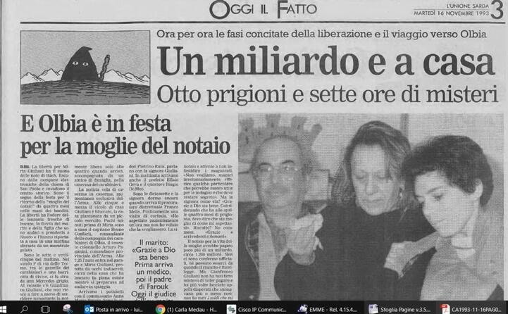 miria rimase nelle mani dei rapitori 123 giorni