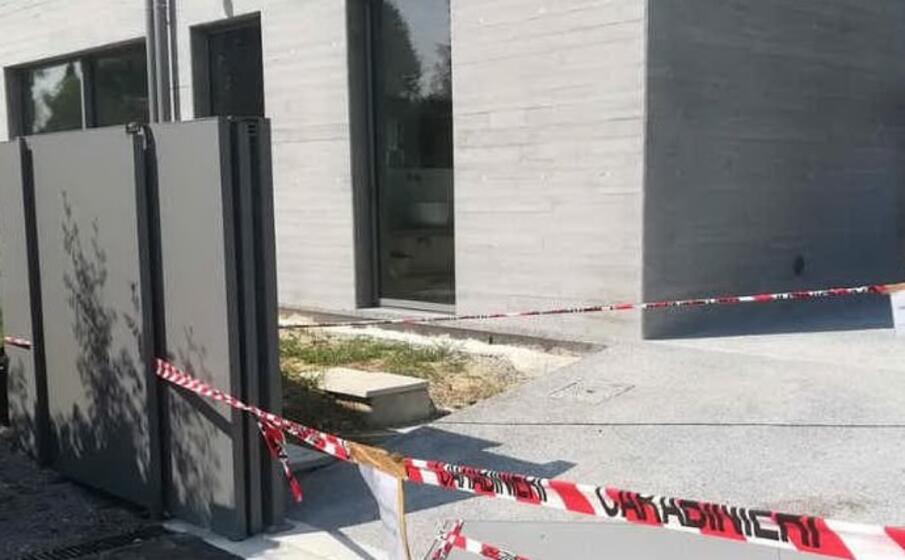 il luogo dell incidente (foto da frame video)