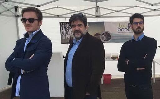 Alessandro Cau, Antonio Pusceddu e Davide Moccia (foto Piras)