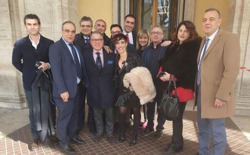 I consiglieri sardi che hanno incontrato il ministro