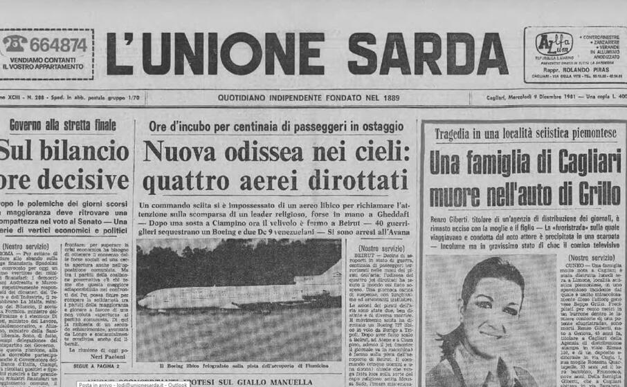 39 Years After The Tragedy That Destroyed The Giberti Family The Carcass Of Grillo S Car Was Removed L Unione Sarda It