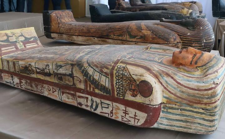 sono ben 59 i sarcofagi lignei scoperti dagli archeologi