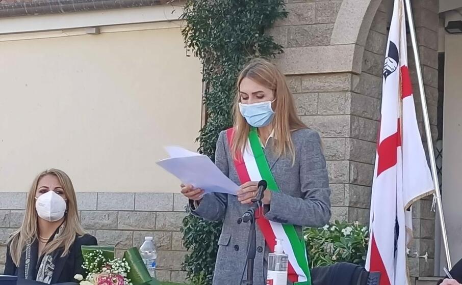 il sindaco rita deretta durante il suo discorso (foto lecca)