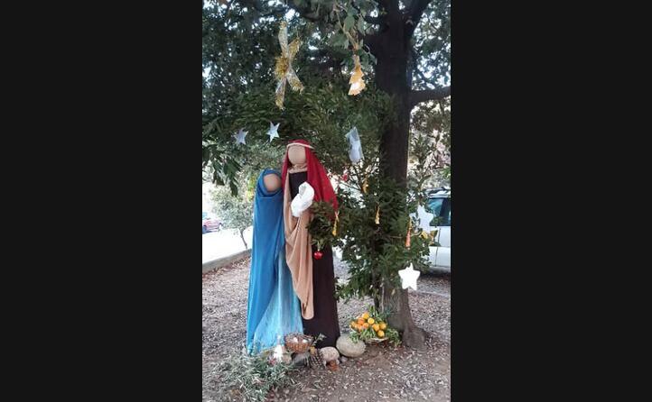 il presepe con i prodotti del territorio degli studenti dell istituto comprensivo giuseppe dess di villacidro