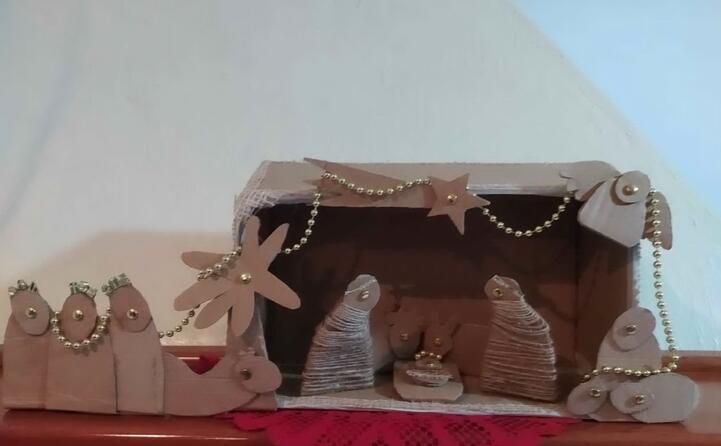 l originale presepe di angela anni di villacidro