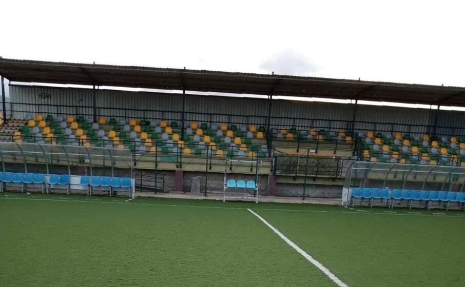il prato verde del comunale di san teodoro (foto tellini)