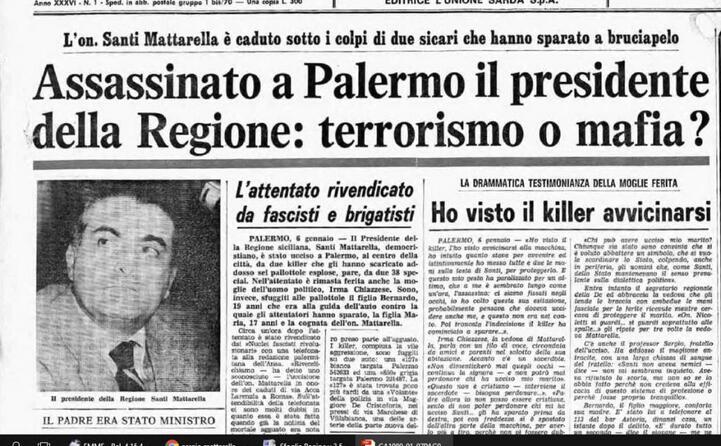 la notizia sulla prima pagina de l unione sarda (tutte le foto sono ansa)