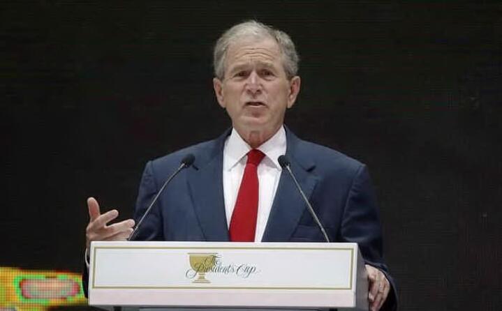 la decisione del presidente george bush