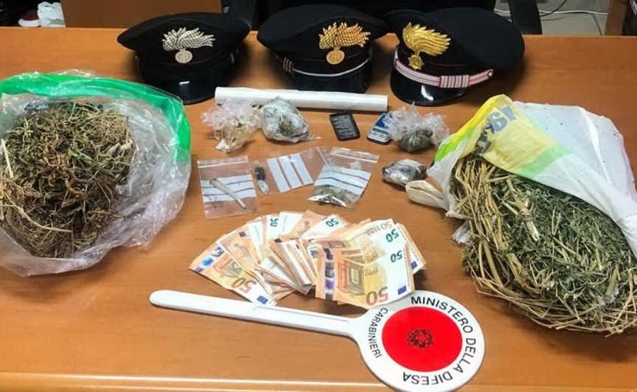 le sostanze recuperate (foto carabinieri)