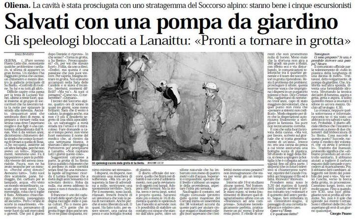 l idea di usare una pompa da giardino si rivel vincente