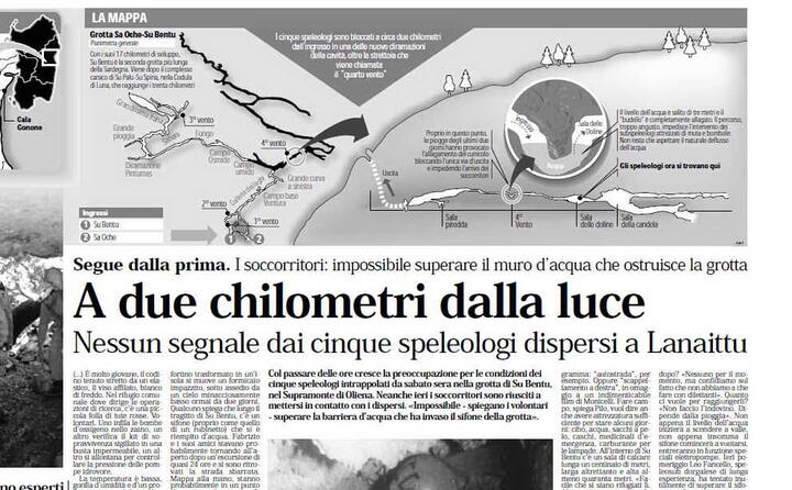 ne uscirono sani e salvi dopo pi di due giorni