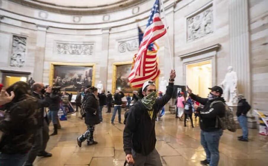 l assalto a capitol hill (archivio l unione sarda)