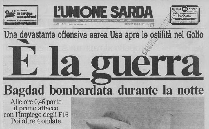 accaddeoggi 16 gennaio 1991 l offensiva aerea usa nel golfo