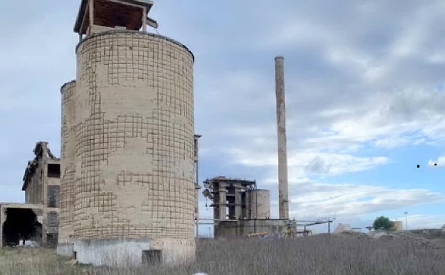 l ex cementir (foto l unione sarda pala)