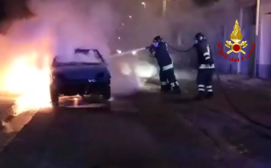 l intervento (foto vigili del fuoco)