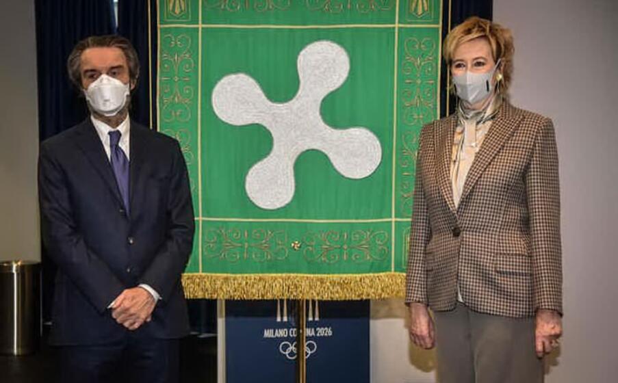 attilio fontana e letizia moratti (ansa)