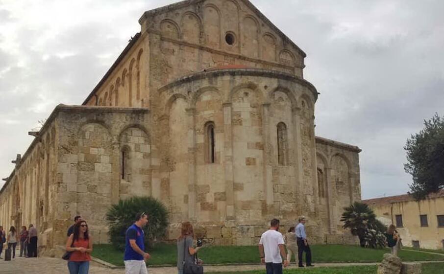 la basilica di san gavino (foto l unione sarda pala)