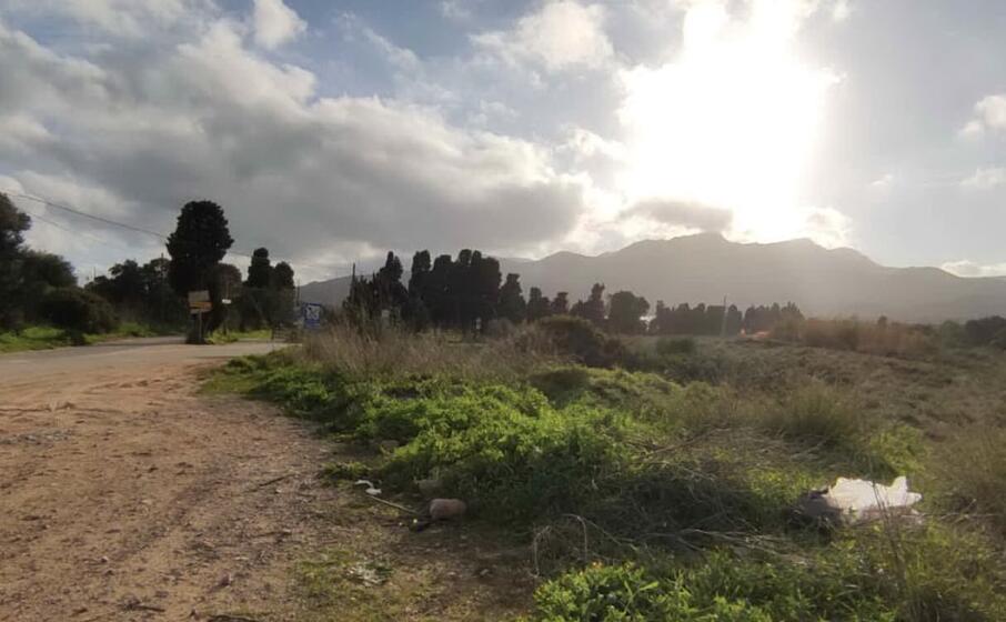 la zona del ritrovamento dei sacchi (foto murgana)