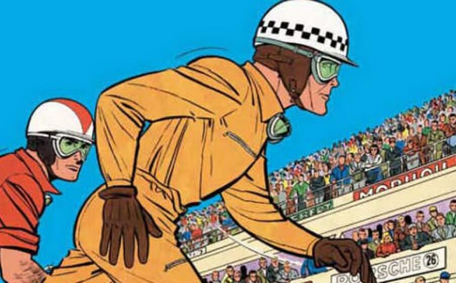particolare dalla copertina di un fumetto di graton (foto da google)