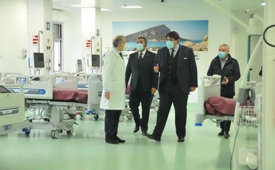 il presidente solinas all inaugurazione (foto ufficio stampa ras)