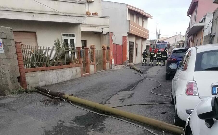i pali a terra (l unione sarda pinna)