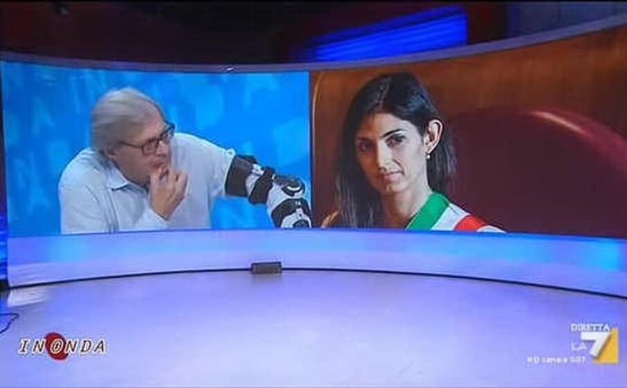 (frame da video la7)