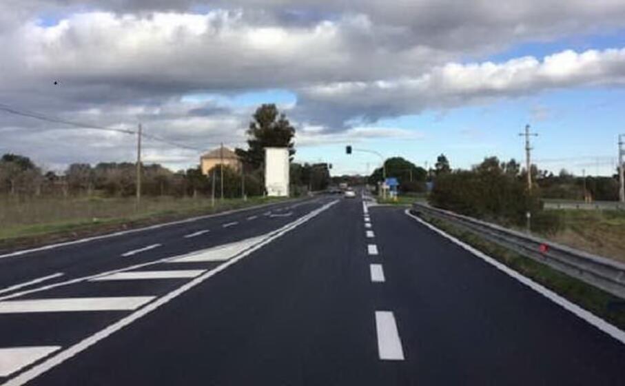 statale 387 nei pressi di donori (foto concessa)