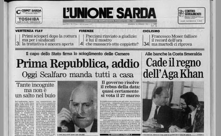 e il presidente del passaggio tra prima e seconda repubblica