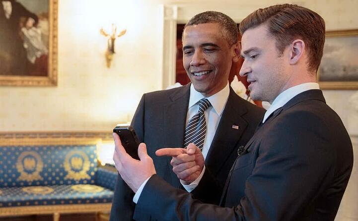 con il presidente americano barack obama (foto wikipedia)