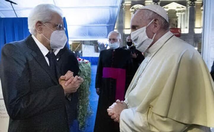 con il papa