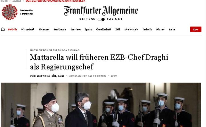 la scelta di mattarella la frankfurter allgemeine