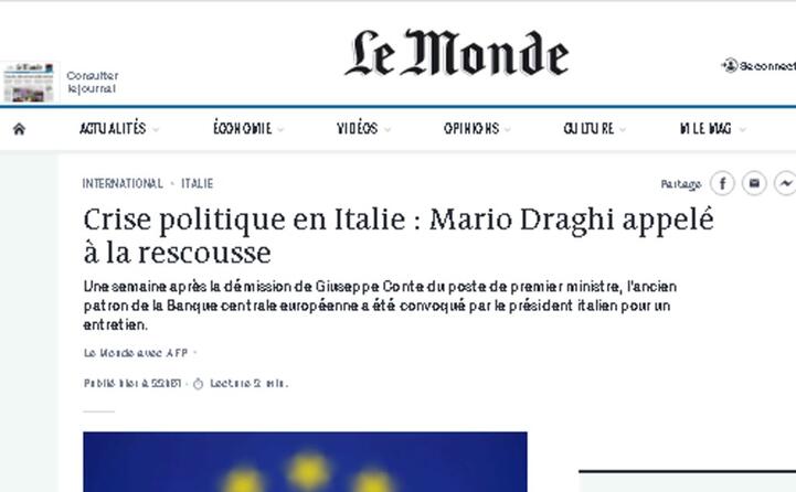 le monde mario draghi chiamato in soccorso (le foto della gallery via ansa)