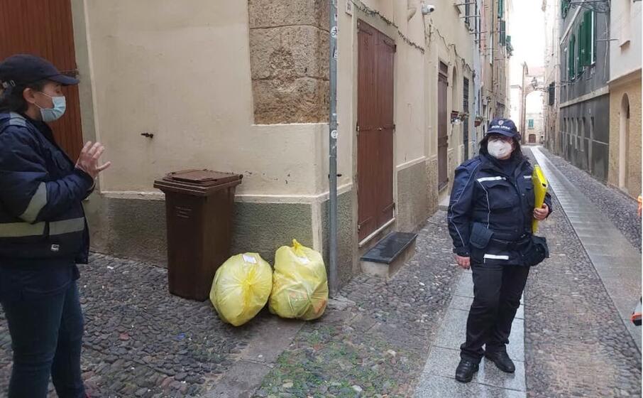 i controlli (foto comune di alghero)