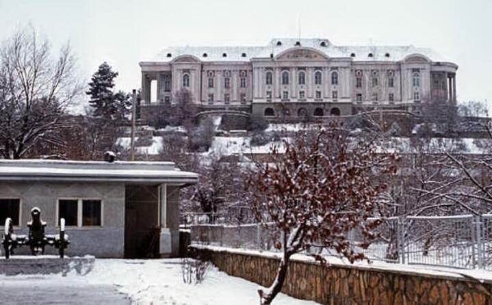 il palazzo presidenziale di kabul divenuto sede del quartiere generale dell armata sovietica