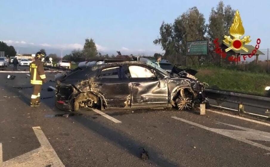 l incidente (foto vigili del fuoco)