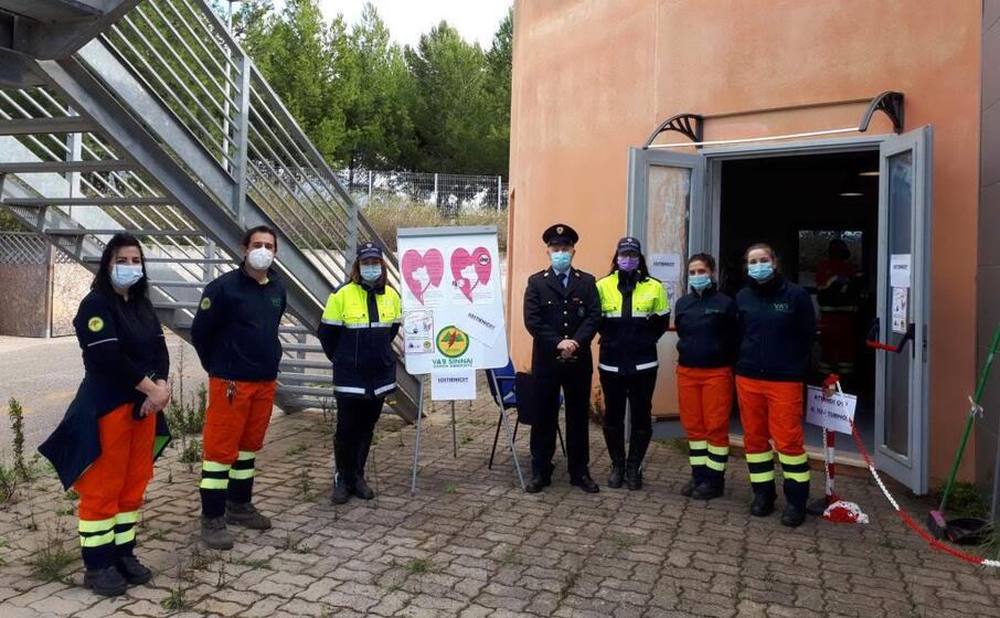 Un momento della giornata del microchip a Sinnai Un momento della giornata del microchip a Sinnai