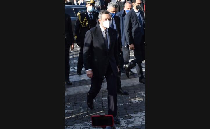 il premier mario draghi