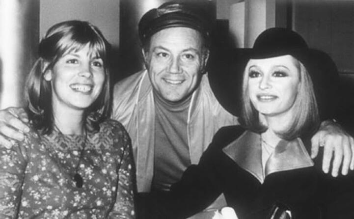 la cantante sarda con claudio villa e raffaella carr