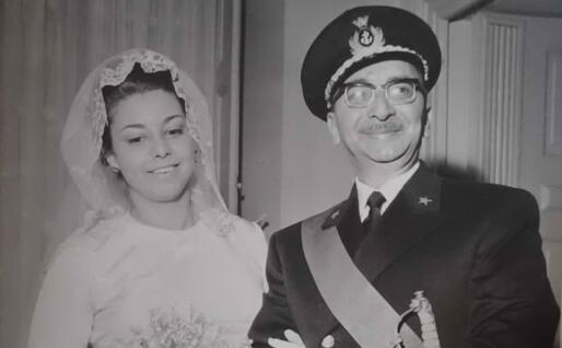 Con la figlia (foto concessa)